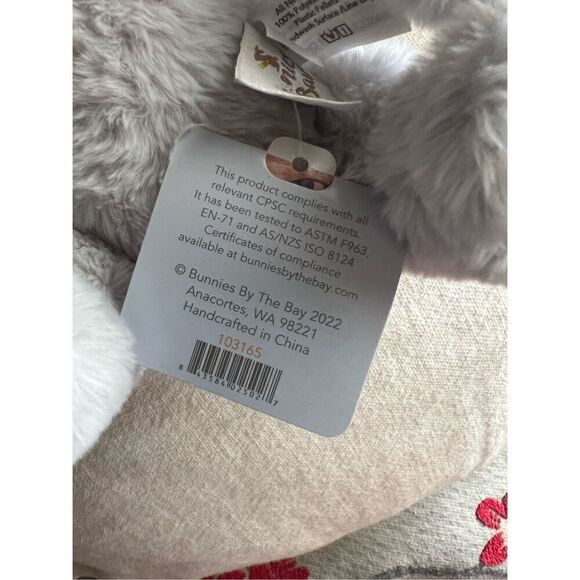 NWT Retired Bunnies by the Bay Tiny Nibble Peanut Elephant Baby Plush Gift - Picture 7 of 9